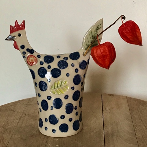 Single stem flower bird vases £29